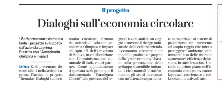 Laprima-plastics-rassegna-stampa-remake-dialoghi-economia-circolare